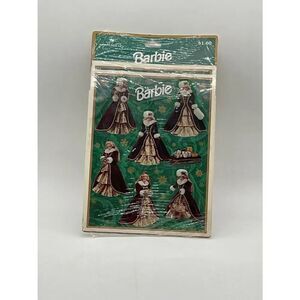 New Old Stock Barbie Holiday Sticker Sheet